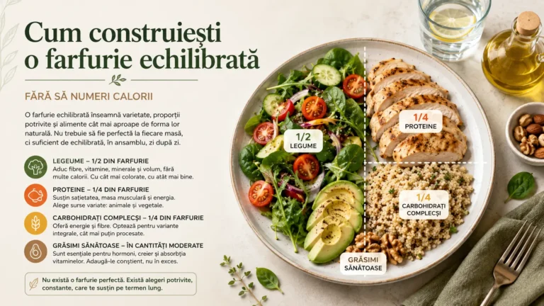 Cum construiești o farfurie echilibrată fără să numeri calorii